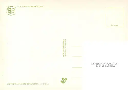 AK / Ansichtskarte Scheveningen Fliegeraufnahme mit Seebruecke Scheveningen