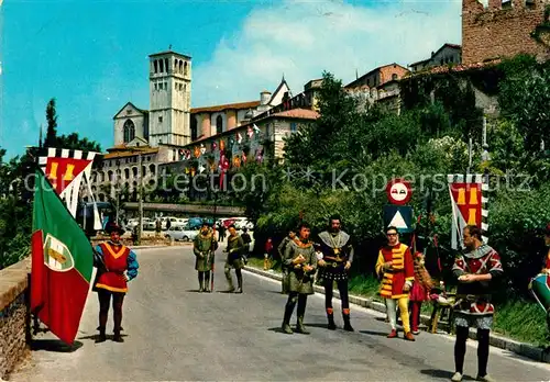 AK / Ansichtskarte Assisi_Umbria Manifestazione folkloristica del Calendimaggio Assisi Umbria