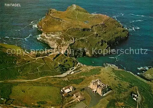 AK / Ansichtskarte Tintagel Fliegeraufnahme Tintagel