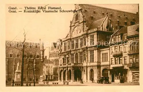 AK / Ansichtskarte Gand_Belgien Theatre Royal Flamand Theater Gand Belgien