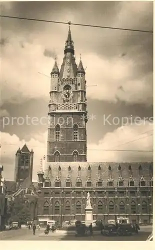 AK / Ansichtskarte Gand_Belgien Le Beffroi Glockenturm Gand Belgien