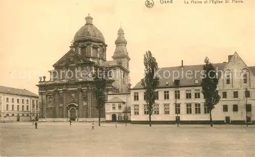 AK / Ansichtskarte Gand_Belgien La Plaine Eglise Saint Pierre Serie 3 No 40 Gand Belgien