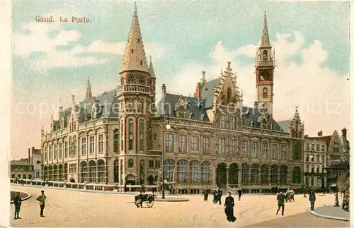 AK / Ansichtskarte Gand_Belgien La Poste Gand Belgien