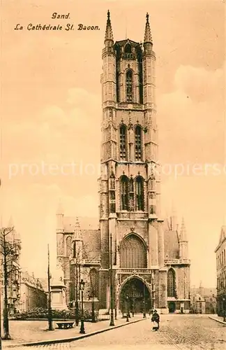 AK / Ansichtskarte Gand_Belgien La Cathedrale Saint Bavon Gand Belgien