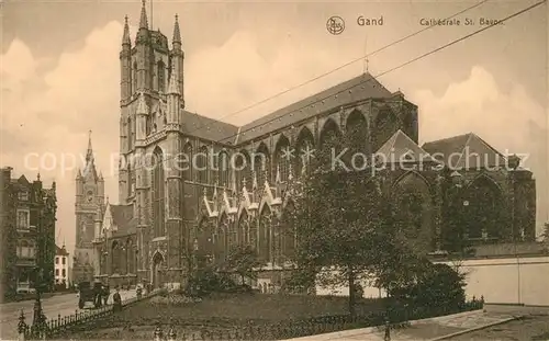 AK / Ansichtskarte Gand_Belgien Cathedrale Saint Bavon Serie 3 No 22 Gand Belgien
