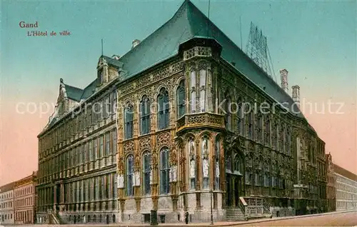 AK / Ansichtskarte Gand_Belgien Hotel de Ville Gand Belgien