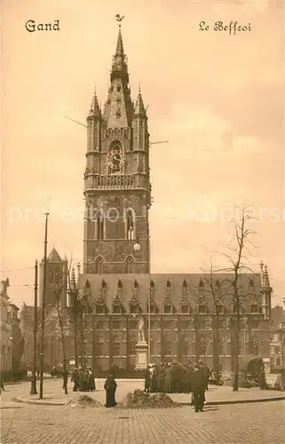 AK / Ansichtskarte Gand_Belgien Le Beffroi Glockenturm Gand Belgien