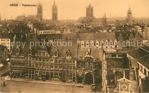 AK / Ansichtskarte Gand_Belgien Panorama Gand Belgien