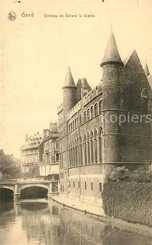 AK / Ansichtskarte Gand_Belgien Chateau de Gerard le Diable Gand Belgien