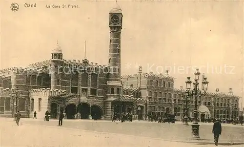 AK / Ansichtskarte Gand_Belgien La Gare Saint Pierre Gand Belgien