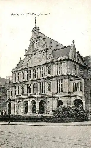 AK / Ansichtskarte Gand_Belgien Le Theatre flamand Theater Gand Belgien