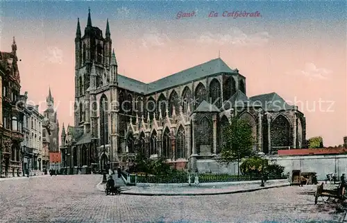 AK / Ansichtskarte Gand_Belgien Cathedrale Kathedrale Gand Belgien