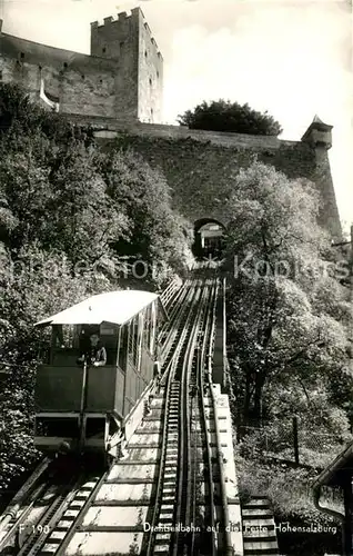 AK / Ansichtskarte Zahnradbahn Feste Hohensalzburg  