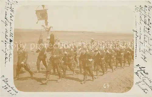 AK / Ansichtskarte Militaria_Deutschland_WK1 Elsenborn Foto 