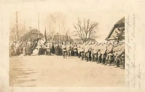 AK / Ansichtskarte 084_Regiment_LIR_084_Landwehr_Flensburg Gruppenfoto 