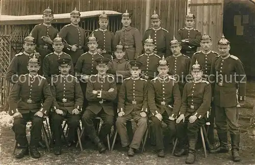 AK / Ansichtskarte Militaria_Deutschland_WK1 Zossen Gruppenfoto RIR 204 