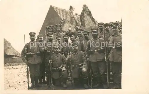 AK / Ansichtskarte Militaria_Deutschland_WK1 Landsturm LIR Mannheim 