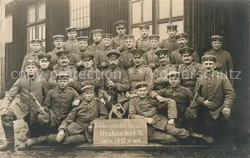 AK / Ansichtskarte Militaria_Deutschland_WK1 Neuhammer Quais Foto 