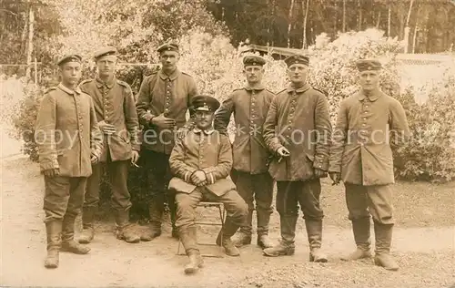 AK / Ansichtskarte Militaria_Deutschland_WK1 Warthelager Foto 