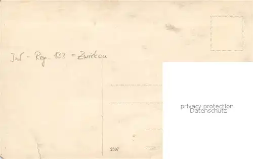 AK / Ansichtskarte 133_Regiment_IR_133_Infanterie _Zwickau Gruppenfoto 