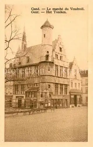 AK / Ansichtskarte Gand_Belgien Marche du Vendredi Gand Belgien