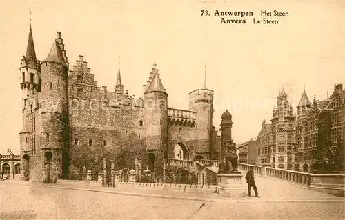 AK / Ansichtskarte Anvers_Antwerpen Musee du Steen Anvers Antwerpen