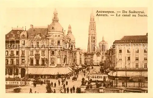 AK / Ansichtskarte Anvers_Antwerpen Canal du Sucre Anvers Antwerpen