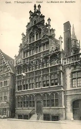AK / Ansichtskarte Gand_Belgien Maison des Bateliers Gand Belgien