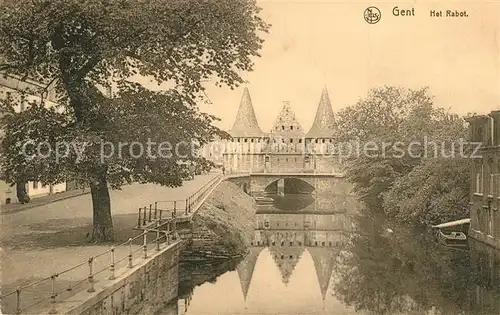 AK / Ansichtskarte Gent_Gand_Flandre Het Rabot Gent_Gand_Flandre