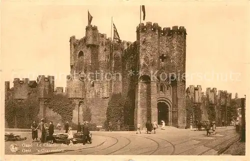 AK / Ansichtskarte Gand_Belgien Chateau des Comtes de Flandre Gand Belgien