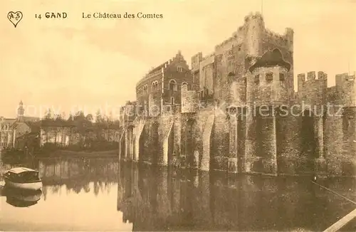 AK / Ansichtskarte Gand_Belgien Chateau des Comtes de Flandre Gand Belgien