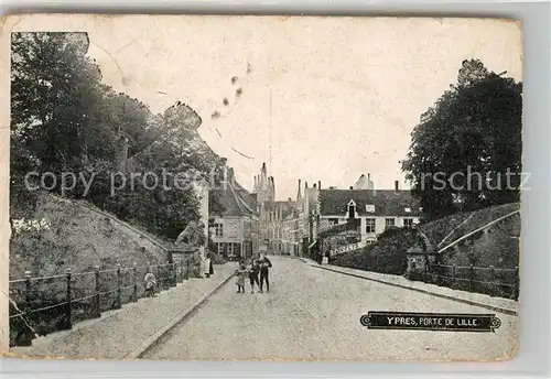 AK / Ansichtskarte Ypres_Ypern_West_Vlaanderen Porte de Lille Ypres_Ypern