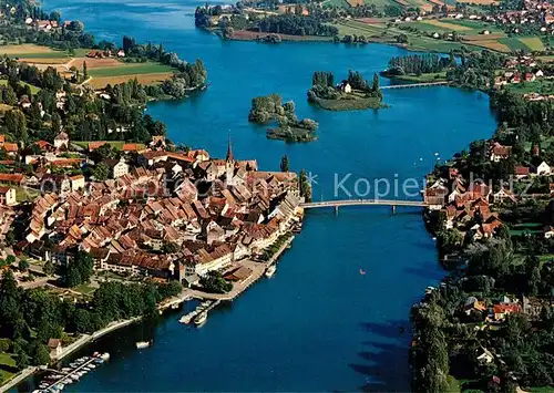 AK / Ansichtskarte Stein_Rhein Fliegeraufnahme Stein Rhein