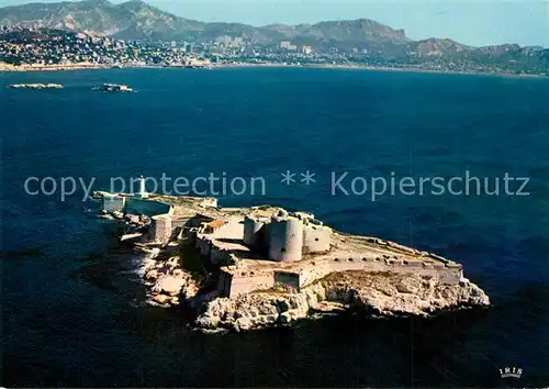 AK / Ansichtskarte Marseille_Bouches du Rhone Le Chateau dIf Vue aerienne Marseille