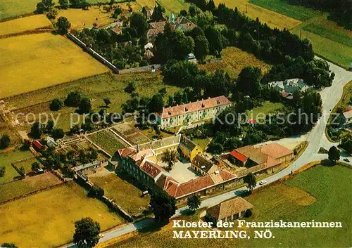 AK / Ansichtskarte Alland_Niederoesterreich Kloster der Franziskanerinnen Fliegeraufnahme Alland_Niederoesterreich