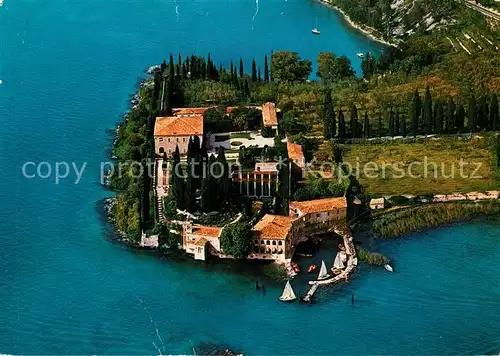 AK / Ansichtskarte San_Vigilio_Lago_di_Garda Fliegeraufnahme San_Vigilio_Lago_di_Garda