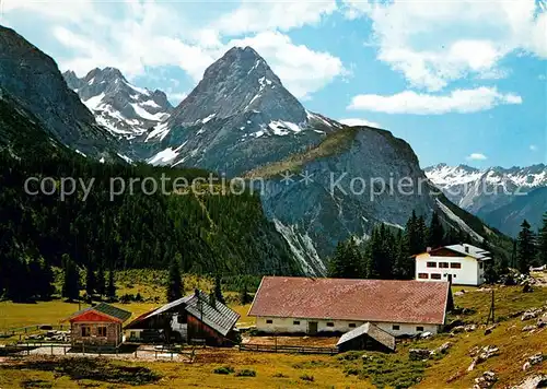AK / Ansichtskarte Ehrwald_Tirol Ehrwaldalm Bergstation der Gondel Sesselbahn mit Sonnenspitze Ehrwald Tirol
