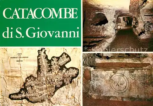 AK / Ansichtskarte Siracusa Catacombe di San Giovanni Siracusa