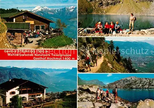 AK / Ansichtskarte Dorf_Tirol Gasthof Steinegg Gasthof Hochmut Gruensee Hans Frieden Weg Langsee Dorf_Tirol