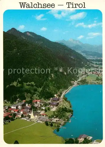 AK / Ansichtskarte Walchsee_Tirol Fliegeraufnahme Walchsee Tirol