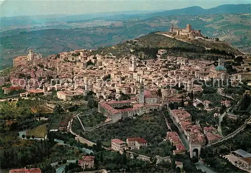 AK / Ansichtskarte Assisi_Umbria Fliegeraufnahme Assisi Umbria