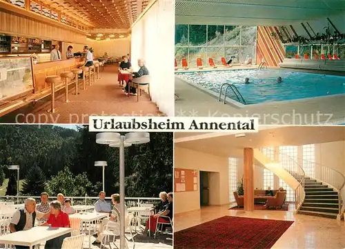 AK / Ansichtskarte Ramsau_Dachstein_Steiermark Urlaubsheim Annental Bar Terrasse Hallenbad Treppe Ramsau_Dachstein