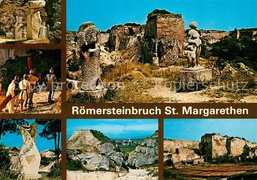 AK / Ansichtskarte St_Margarethen Roemersteinbruch Bildhauer Symposium Details St_Margarethen