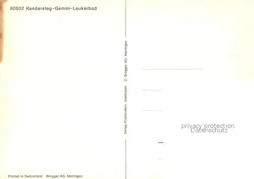 AK / Ansichtskarte Kandersteg_BE Panoramakarte mit Gemmi und Leukerbad Kandersteg_BE