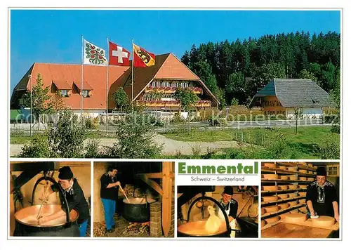 AK / Ansichtskarte Affoltern_Emmental Emmentaler Schaukaeserei Details Affoltern Emmental