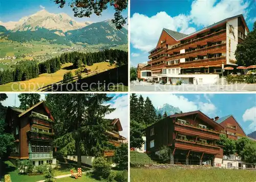 AK / Ansichtskarte Wildhaus_SG Hotel Hirschen Oberes Haus Chalet Wildhaus SG