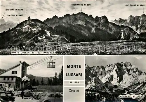 AK / Ansichtskarte Monte_Lussari Panorama Funivia Montasio Monte Lussari