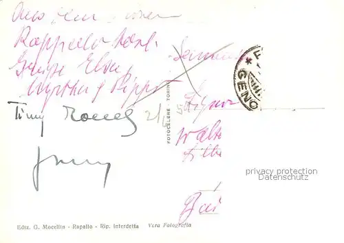 AK / Ansichtskarte Rapallo Panorama Rapallo