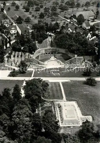 AK / Ansichtskarte Augst Augusta Raurica Roem Theater und Tempel auf Schoenbuehl Augst