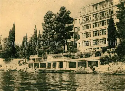 AK / Ansichtskarte Opatija_Istrien Hotel Belvedere Opatija_Istrien
